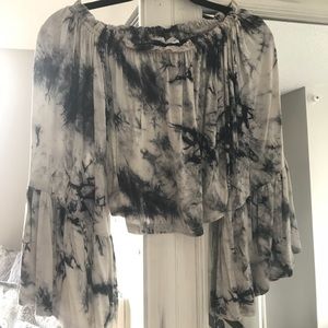 Vintage Tie Dye Crop Top